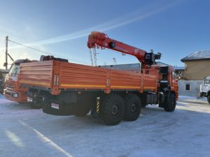 Вездеход с краном-манипулятором на базе «КамАЗ»