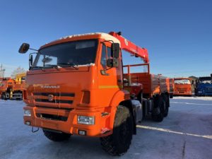 Вездеход с краном-манипулятором на базе «КамАЗ»