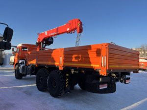 Вездеход с краном-манипулятором на базе «КамАЗ»